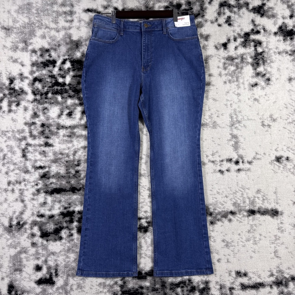 New Wrangler High Rise‎ Bold Boot Jeans Womens Size 12x30 Cowgirl Rodeo Western
